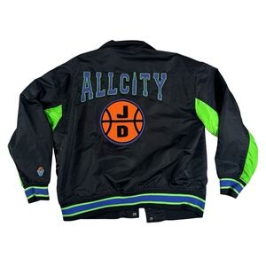 All City By Just Don World Varsity Jacket Basketball Don C Black Men’s Large